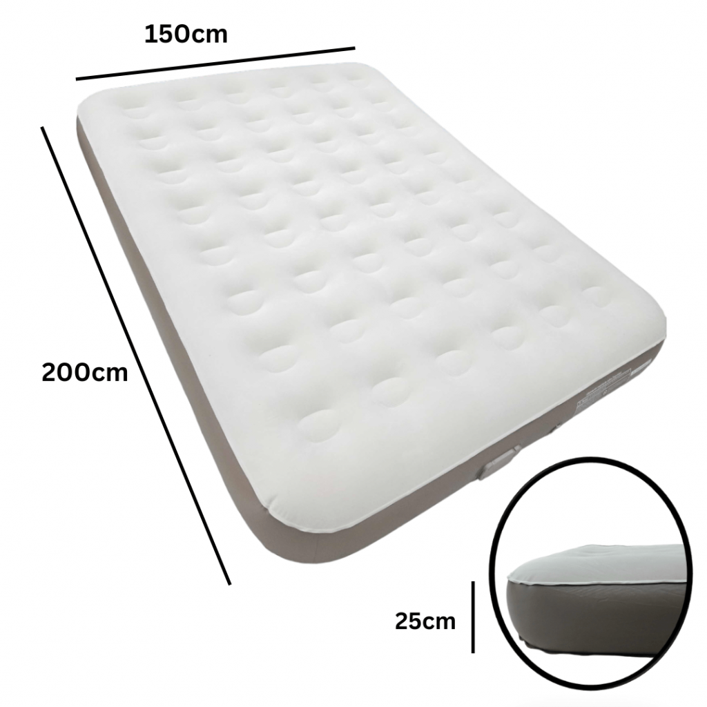 Queen Air Mattress with Built-in Pump - Khaki | TAHAN Queen Air Mattress with Built-in Pump - Khaki, TAHAN, Queen Air Mattress with Built in Pump size new 1,