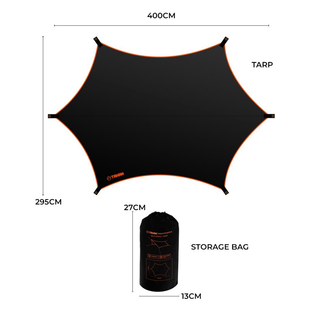 TAHAN Panthera 3x4M Butterfly Tarp | TAHAN TAHAN Panthera 3x4M Butterfly Tarp, TAHAN, tahan panthera 3x4M butterfly tarp size 2,