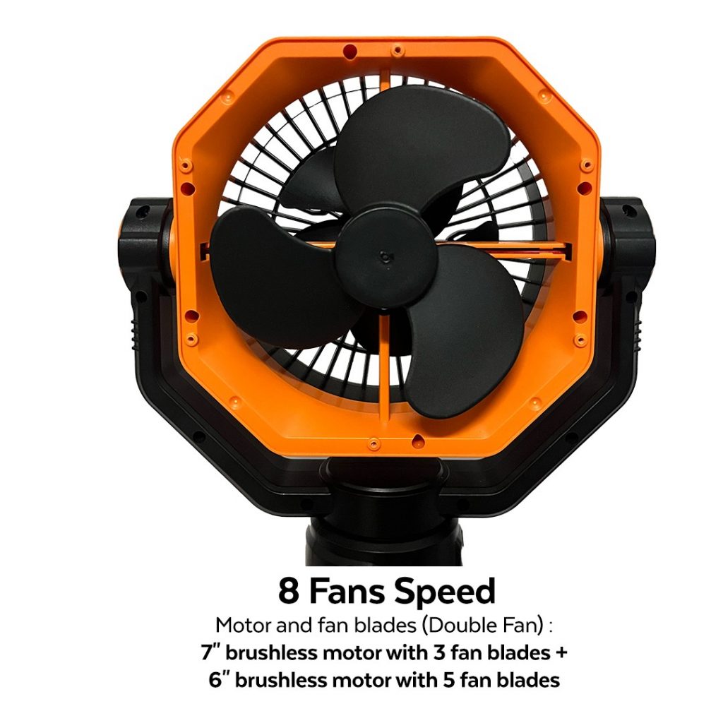TAHAN Typhoon Dual Blade 14 Hours Battery Camping Fan | TAHAN TAHAN Typhoon Dual Blade 14 Hours Battery Camping Fan, TAHAN, tahan typhoon dual blade 16000mAh camping fan speed,